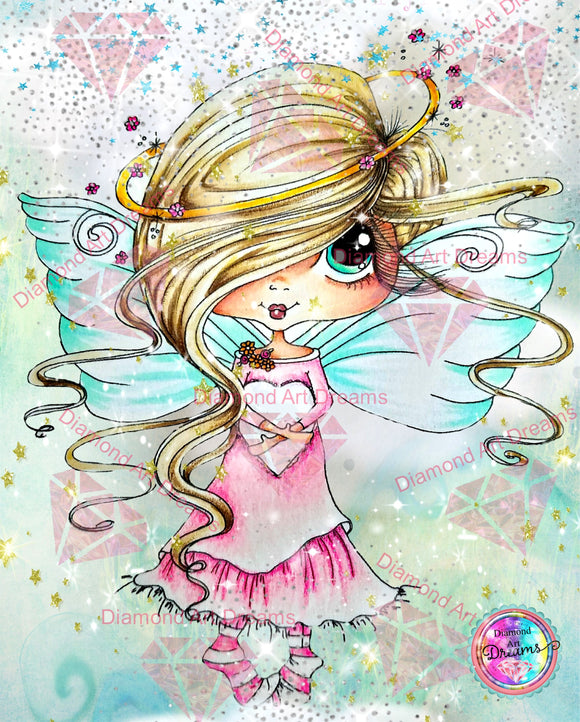 PRE-ORDER ~EXCLUSIVE!!!~EXCLUSIVE~ NEW SHIPPING~Sweet Little Angel Bestie DAD# 62  By Sherri Baldy  Diamond Art Painting By Sherri Baldy