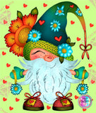 PRE-ORDER~"Sweetheart Gnome DAD282"  Diamond Art Painting By Sherri Baldy