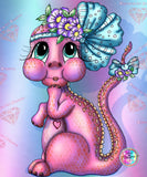 PRE-ORDER~NEW SHIPPING!~EXCLUSIVE~ DAD#176 The Pink Dragon Diamond Art Painting By Sherri Baldy