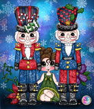 PRE-ORDER~~EXCLUSIVE!!!~EXCLUSIVE NEW SHIPPING!~DAD#190 Winter Wonderland Nut Crackers Bestie Diamond Art Painting By Sherri Baldy