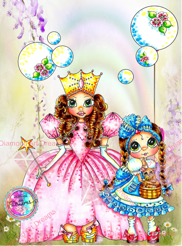 Hand Signed By The Artist~ LIMITED ~EXCLUSIVE~ NEW!!! SHIPPING! DROP SHIP~Wizard of OZ Fairy Besties Diamond Art Painting By Sherri Baldy DAD#33