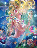 NEW ~ Looking Glass 2 Mermaid DAD# 107 Robin Pushe'e Diamond Art Painting