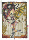 PRE-ORDER~NEW SHIPPING!~Tarnished Steampunk Fairy Bestie By Sherri Baldy DAD#51  Diamond Art Painting By Sherri Baldy