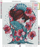 PRE-ORDER~~Sweet Geisha Bestie Diamond Art Painting By Sherri Baldy #DAD-10